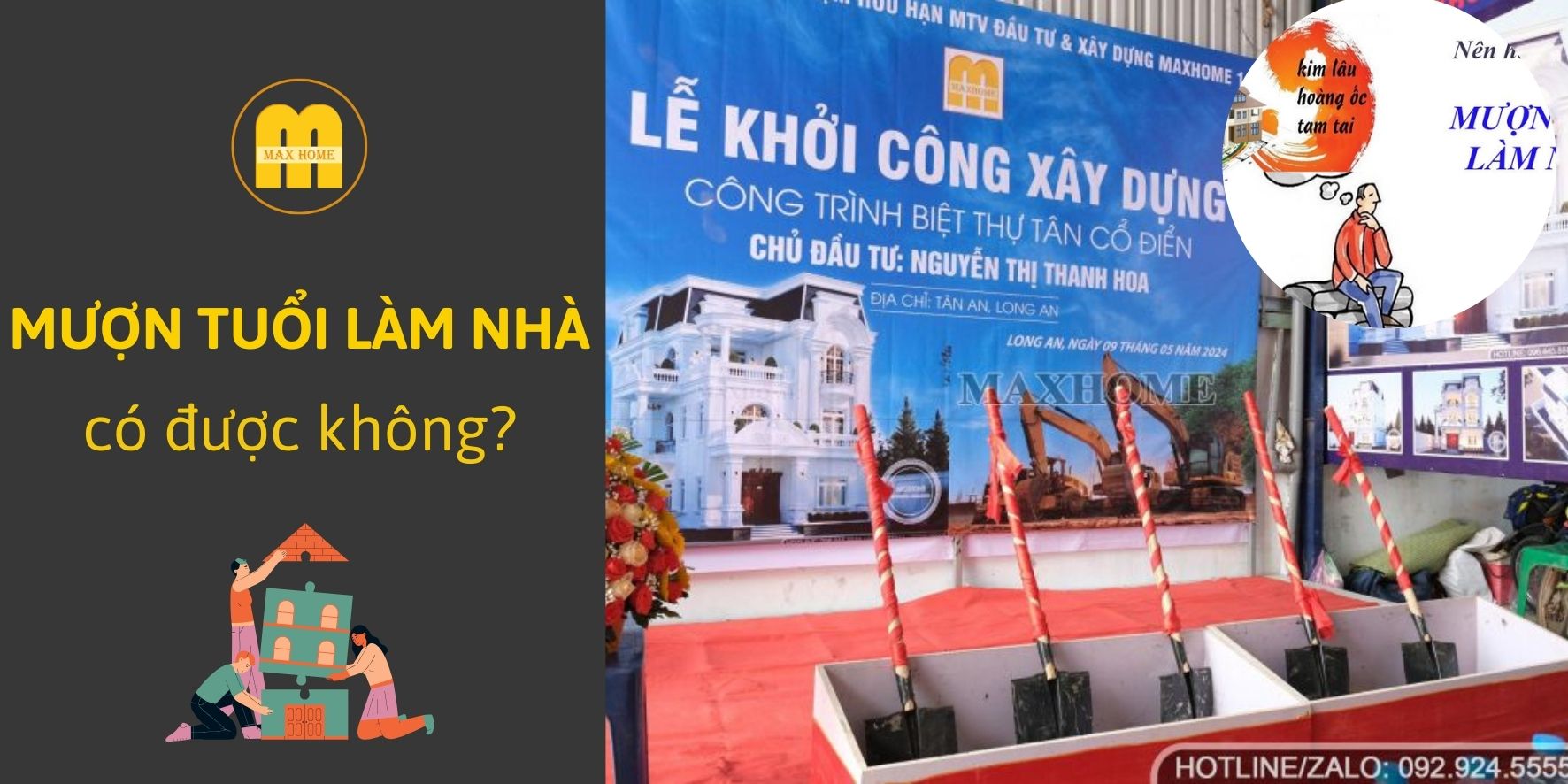 Mượn tuổi làm nhà có được không? Thủ tục và những điều kiêng